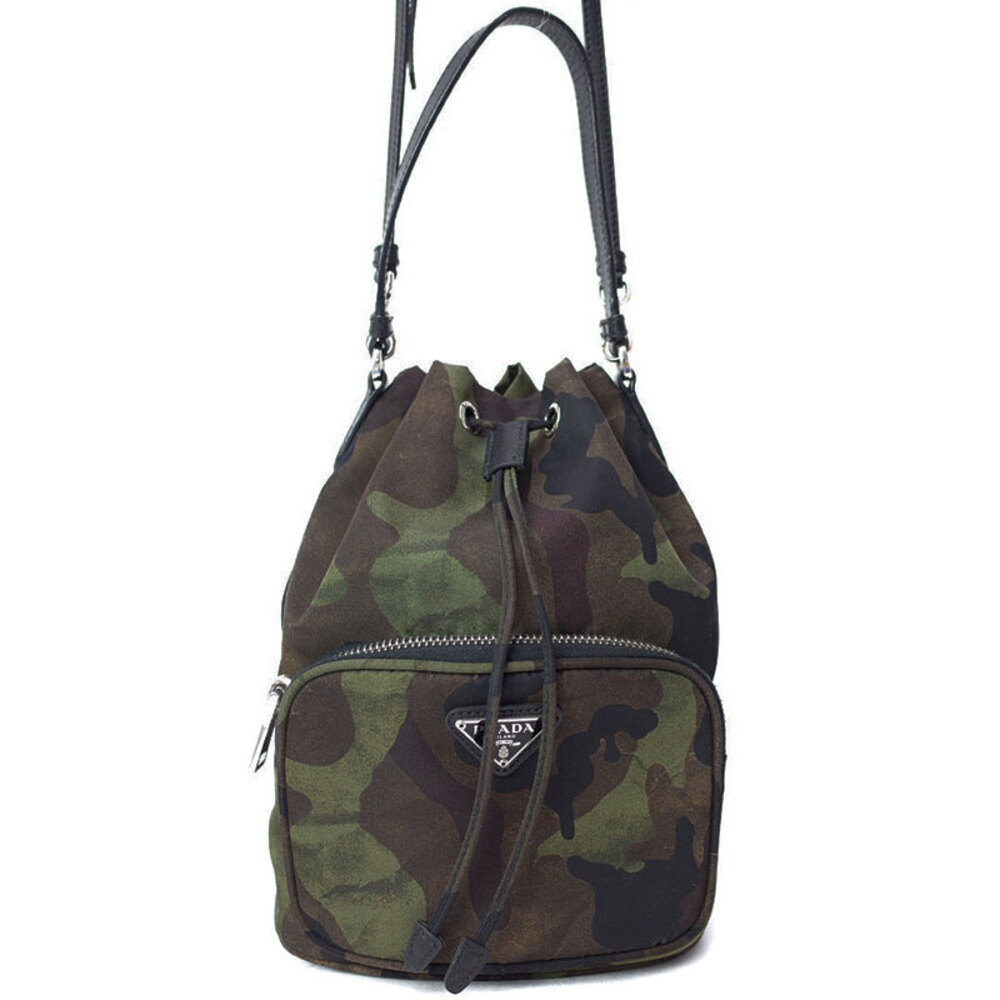 Prada Drawstring Camouflage Shoulder Bag - Picture 2 of 5